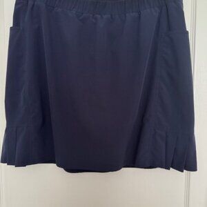 Chico's Zenergy UPF Skort with Side Pleats and Pockets